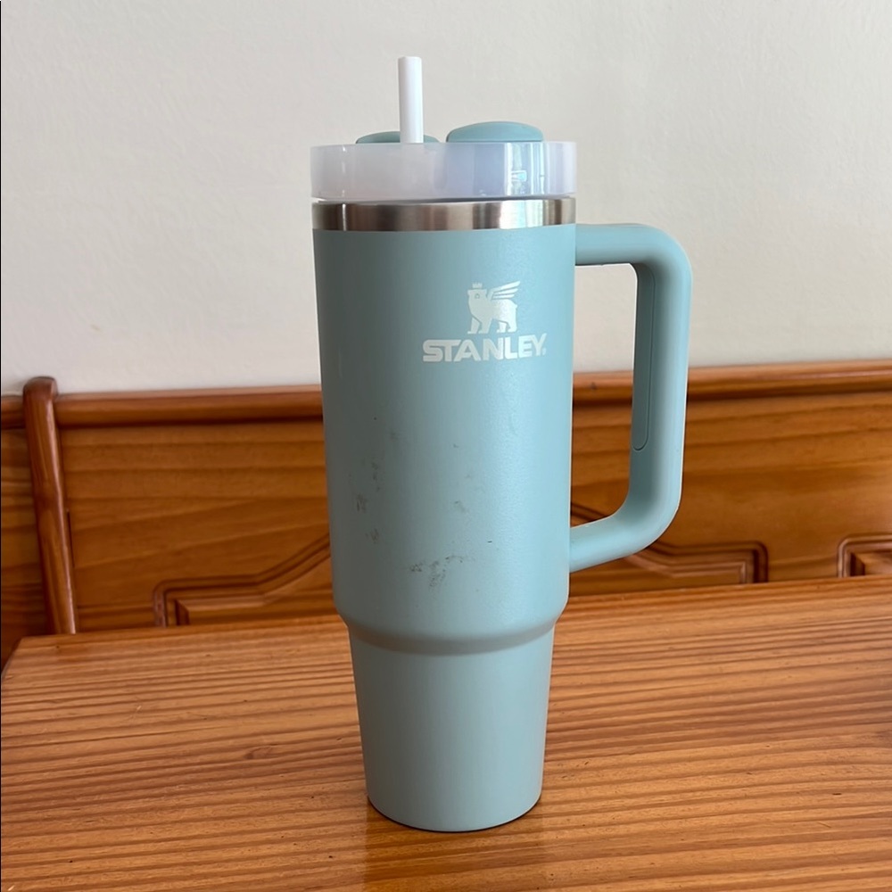 Stanley Teal Insulated Water Bottle with Handle